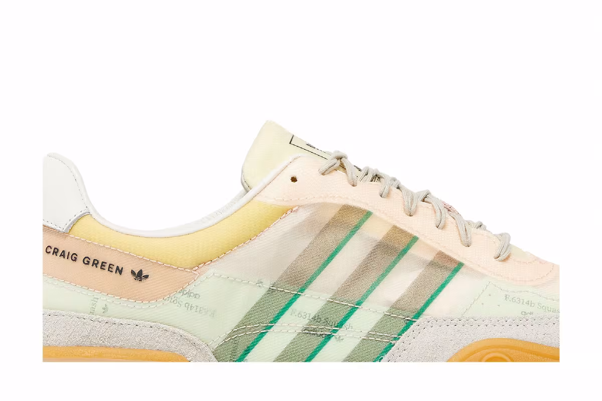Craig Green x adidas Squash Polta AKH Cream Bold Green, view 3