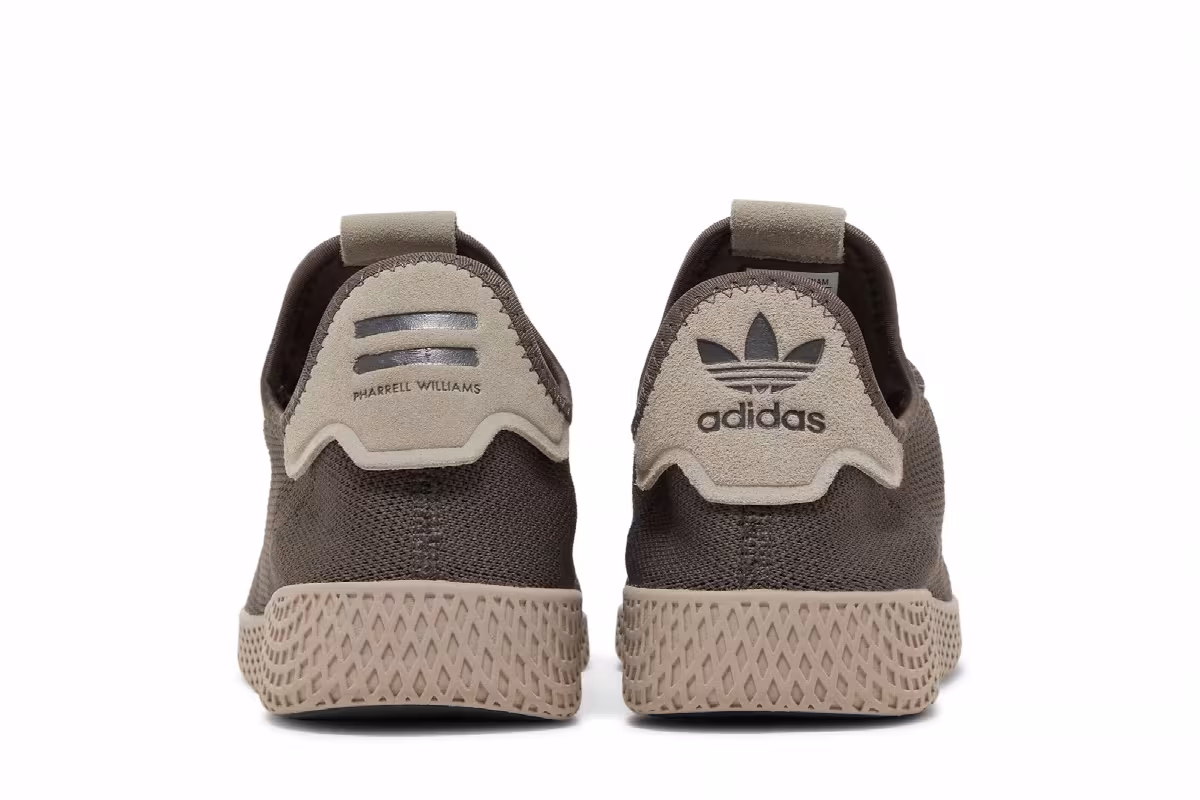 Pharrell Williams x adidas Tennis Hu Cinder Light Brown, view 7