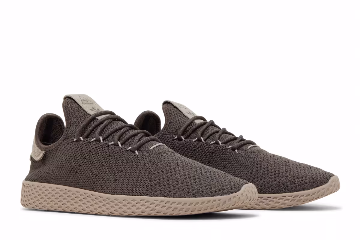 Pharrell Williams x adidas Tennis Hu Cinder Light Brown, view 9