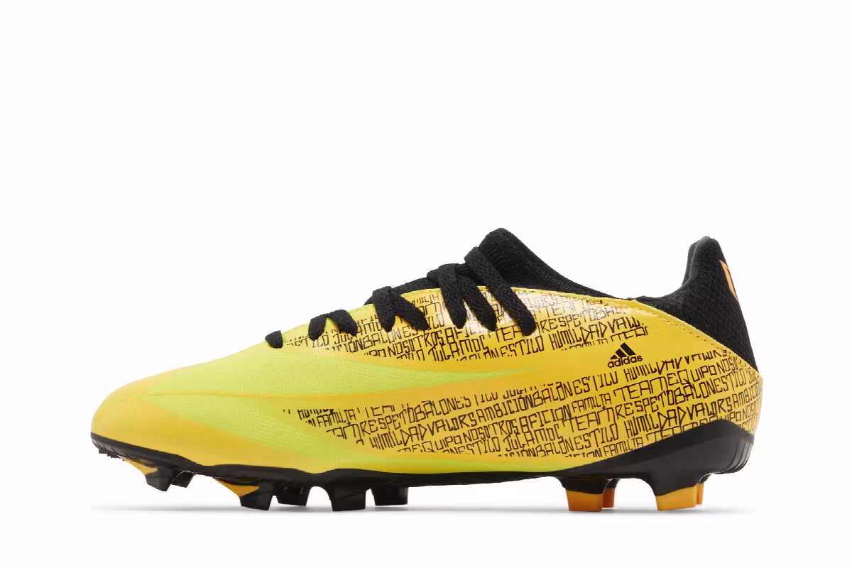 Adidas X Speedflow Messi.3 FG J Solar Gold Bright Yellow, view 4