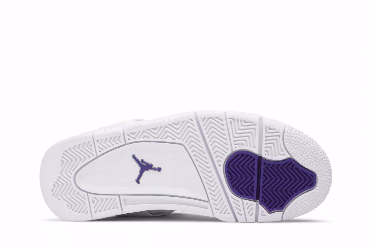 Air Jordan 4 GS Purple Metallic, view 5