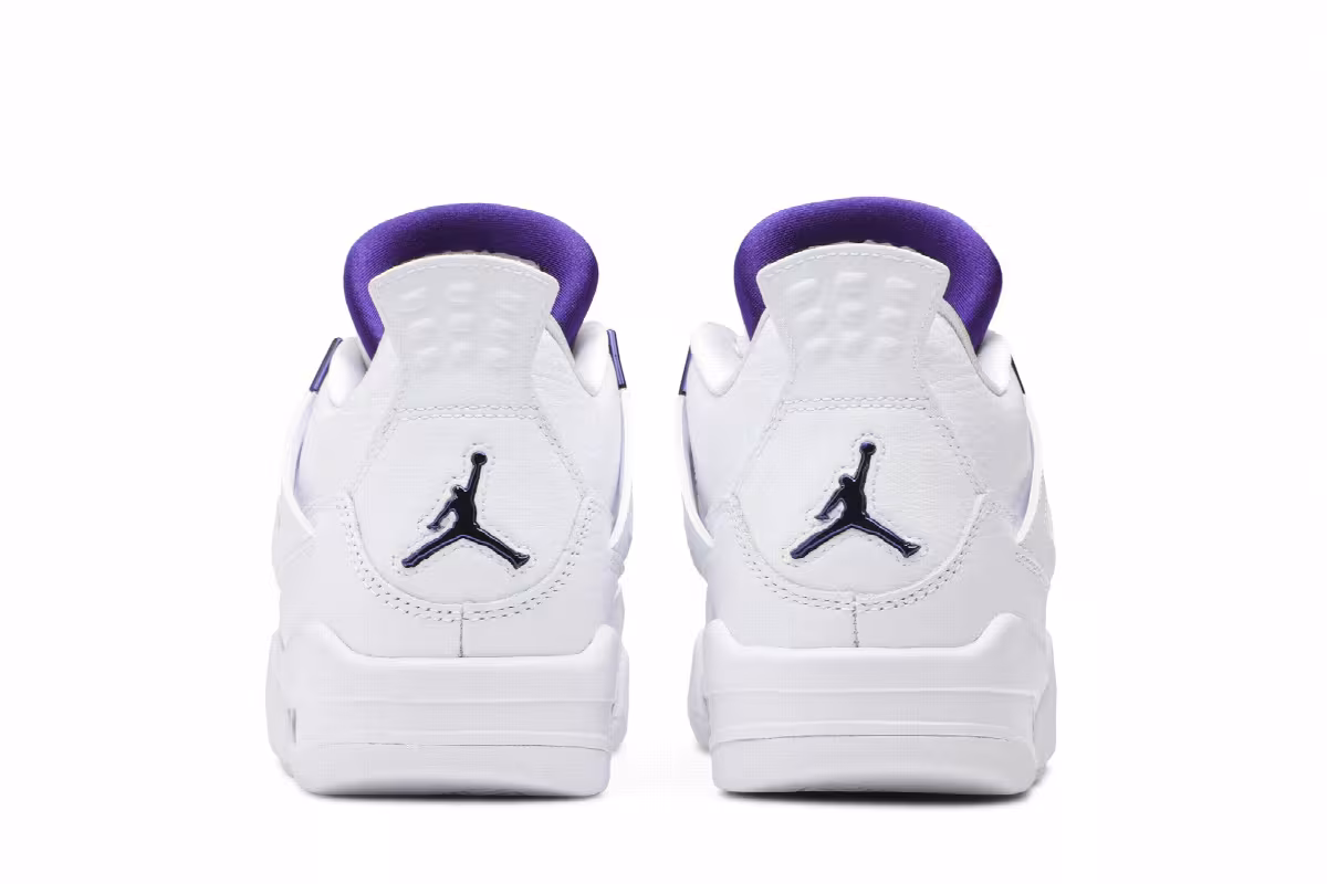 Air Jordan 4 GS Purple Metallic, view 7