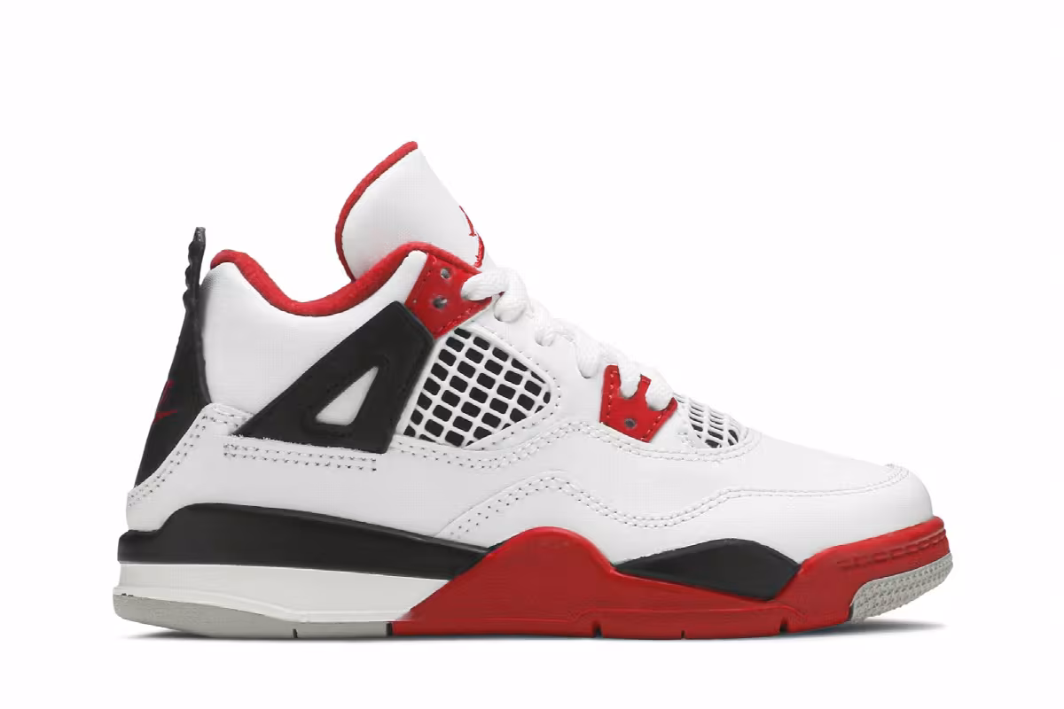 Air Jordan 4 OG PS Fire Red 2020, view 2