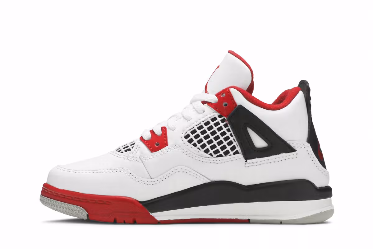 Air Jordan 4 OG PS Fire Red 2020, view 4