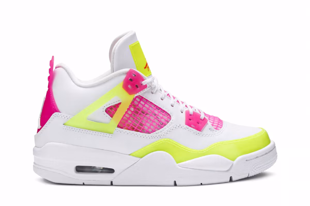 Air Jordan 4 GS Lemon Venom, view 2