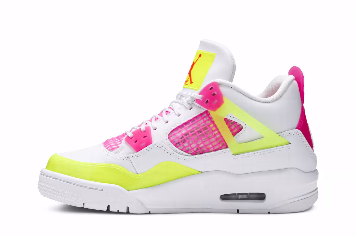 Air Jordan 4 GS Lemon Venom, view 4