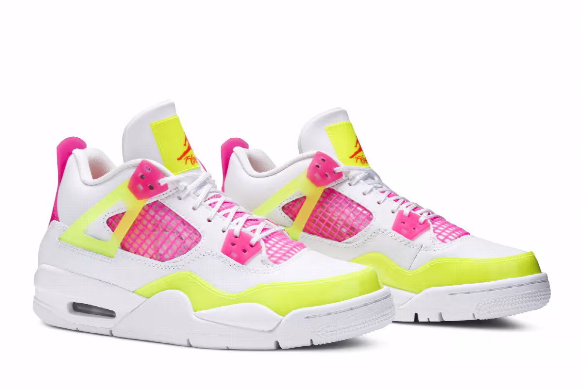 Air Jordan 4 GS Lemon Venom, view 9