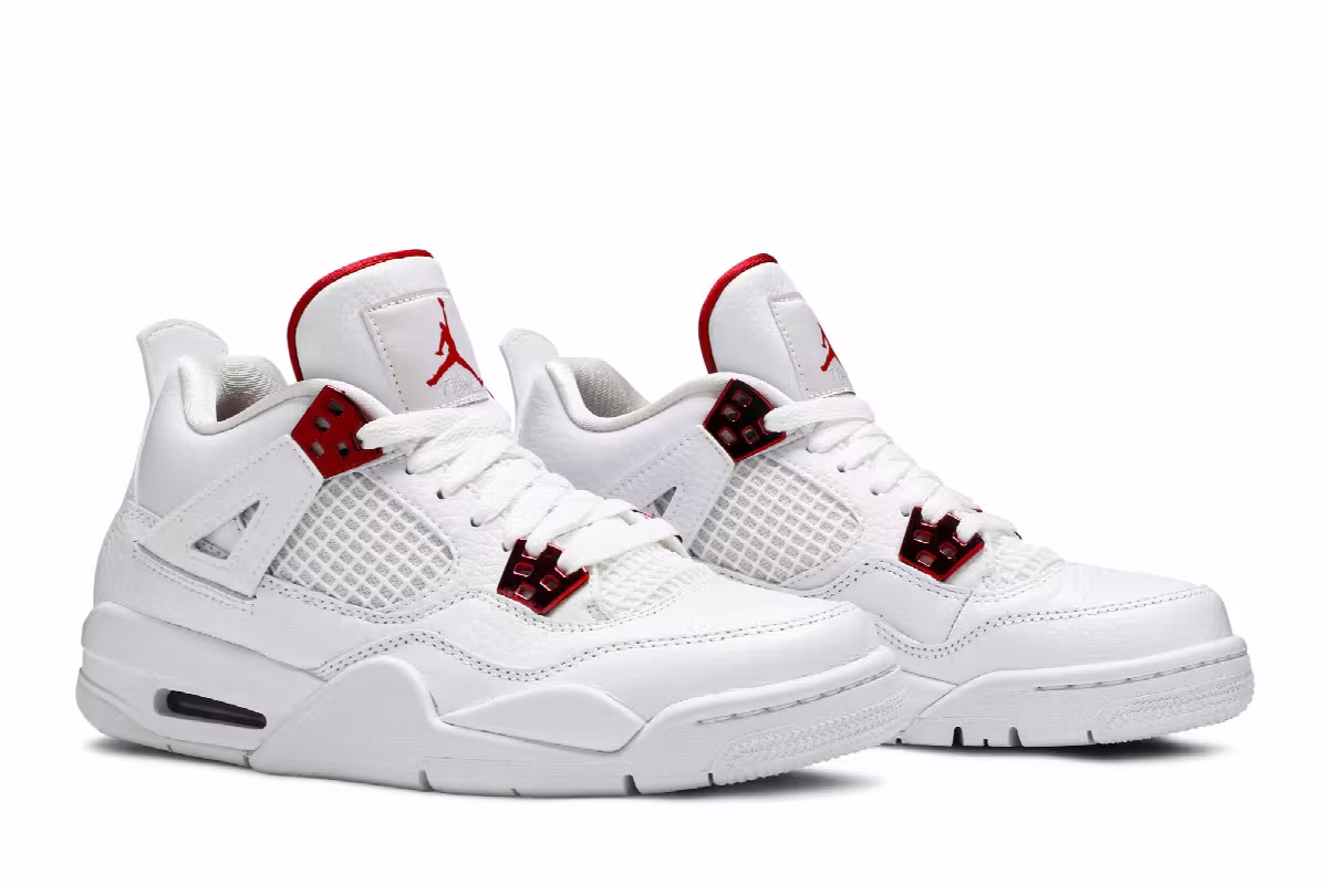 Air Jordan 4 GS Red Metallic, view 9