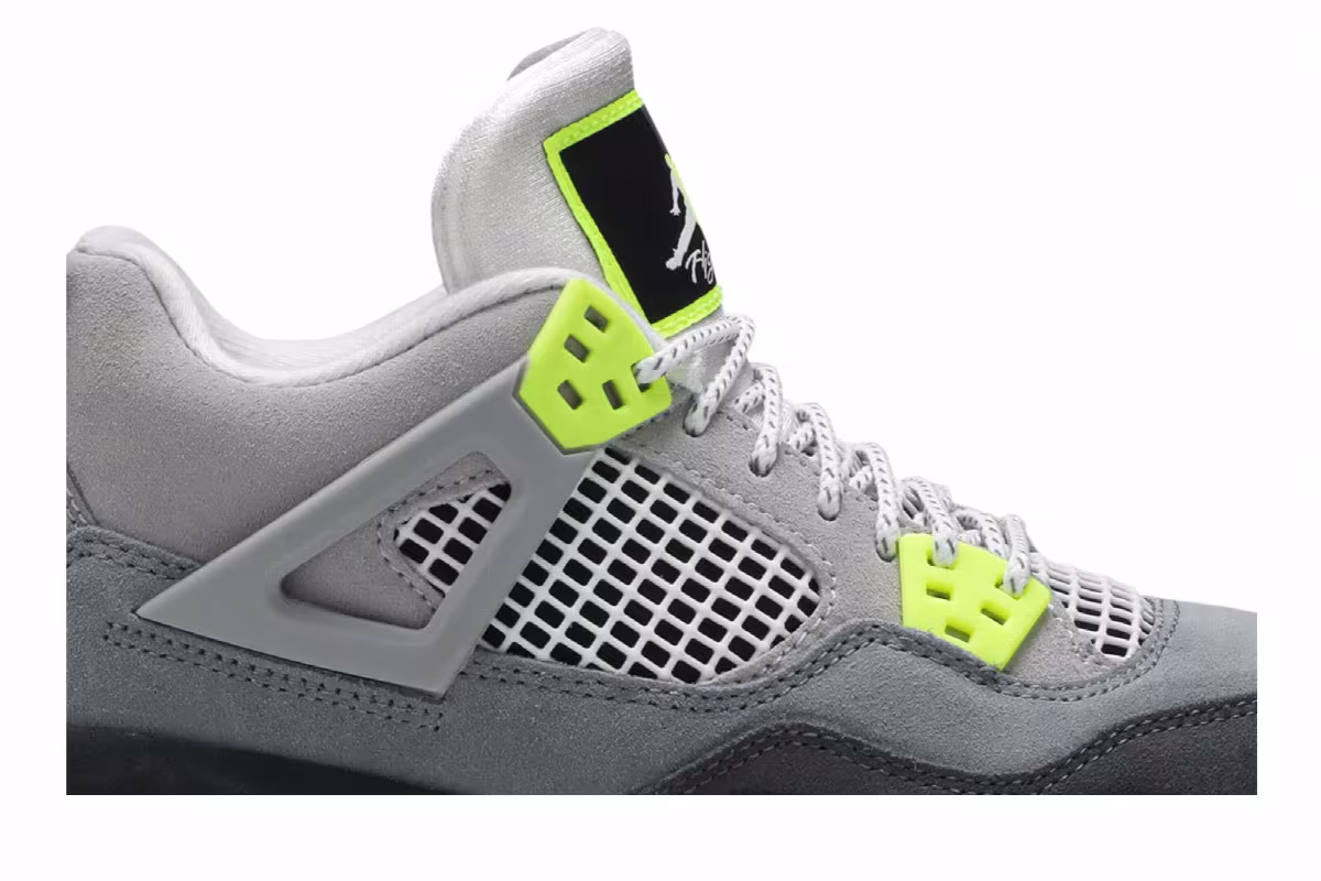 Air Jordan 4 SE GS Neon 95, view 3