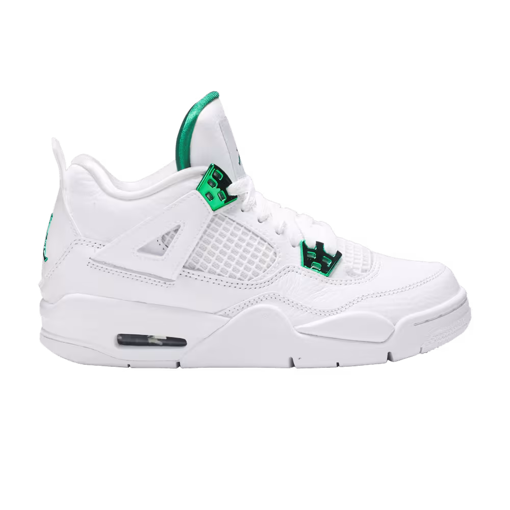 Air Jordan 4 GS Green Metallic