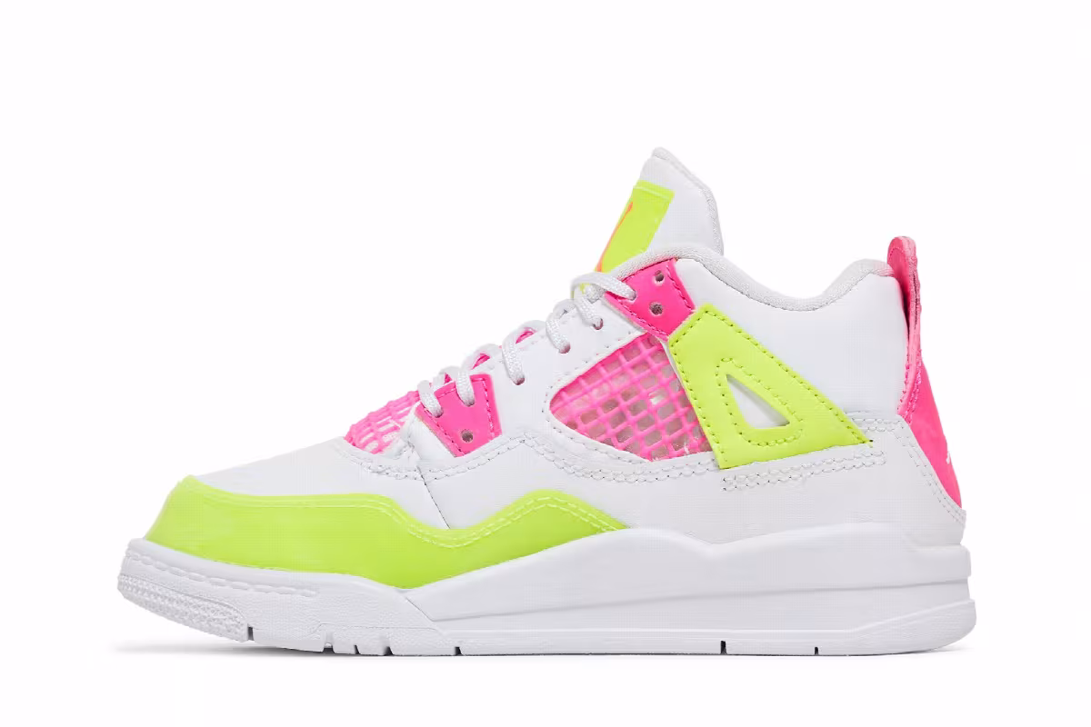 Air Jordan 4 SE PS Lemon Venom, view 4