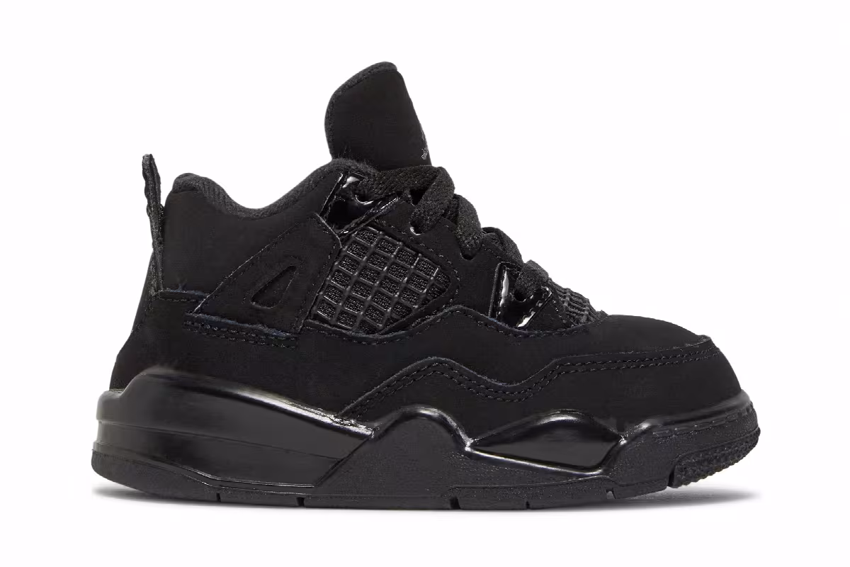 Air Jordan 4 TD Black Cat 2020, view 2