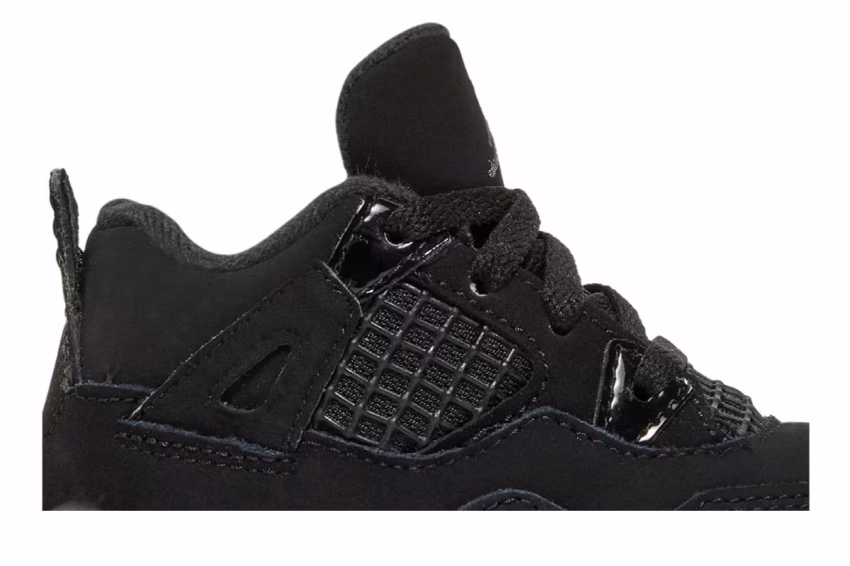 Air Jordan 4 TD Black Cat 2020, view 3