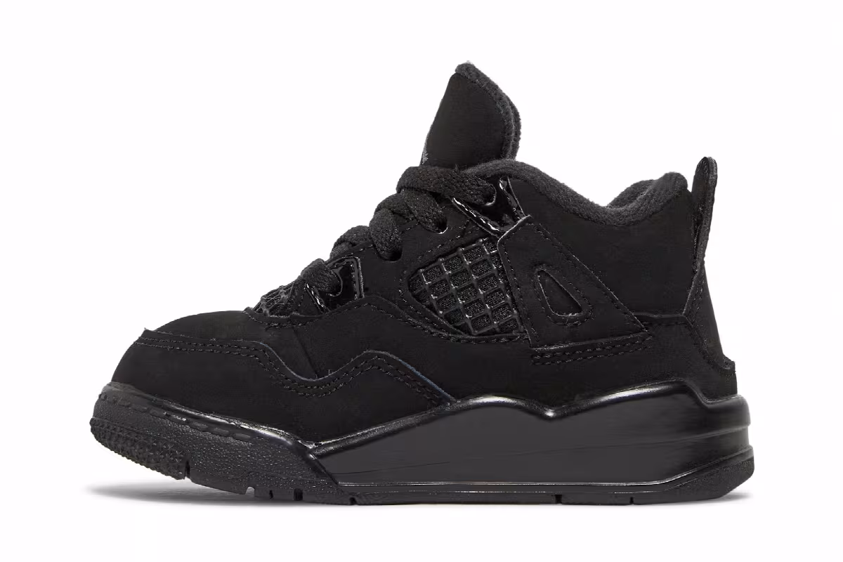 Air Jordan 4 TD Black Cat 2020, view 4