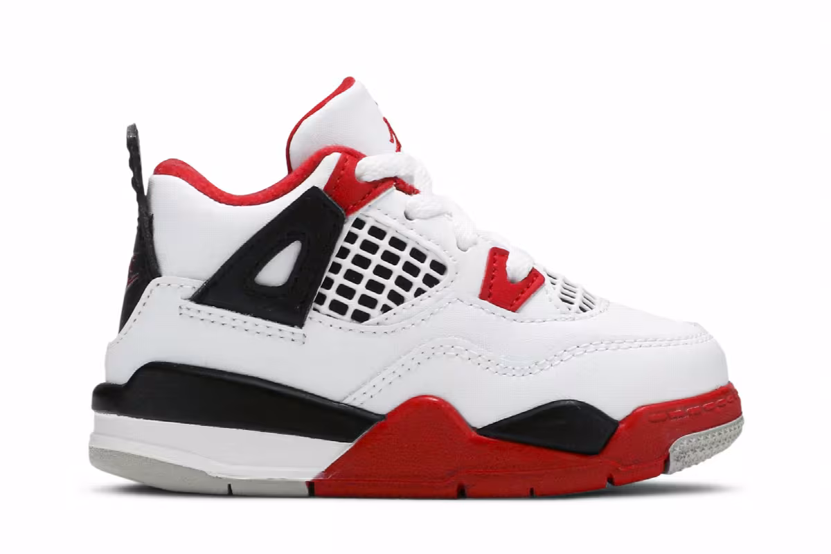 Air Jordan 4 OG TD Fire Red 2020, view 2