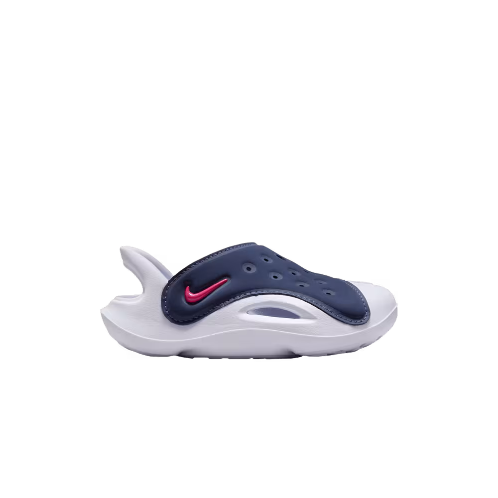 Nike Aqua Swoosh Sandal TD Midnight Navy Rush Pink
