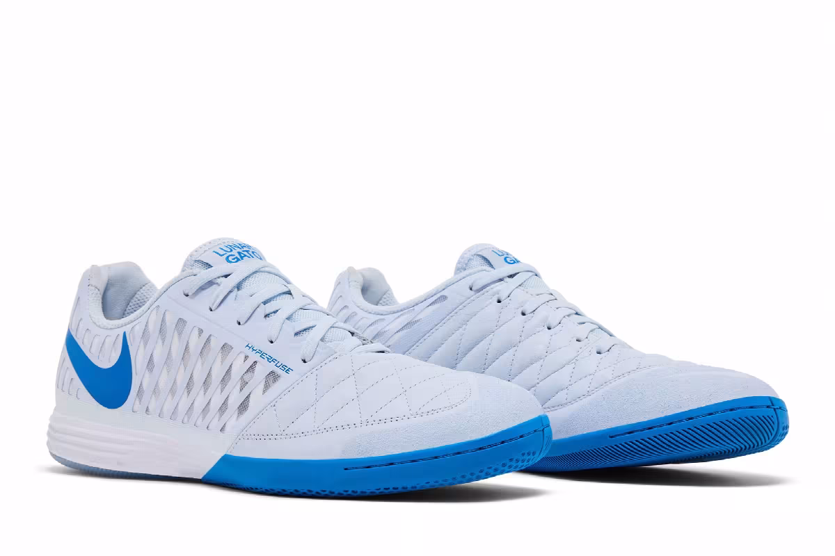 Nike Lunar Gato 2 IC Football Grey Light Photo Blue, view 9
