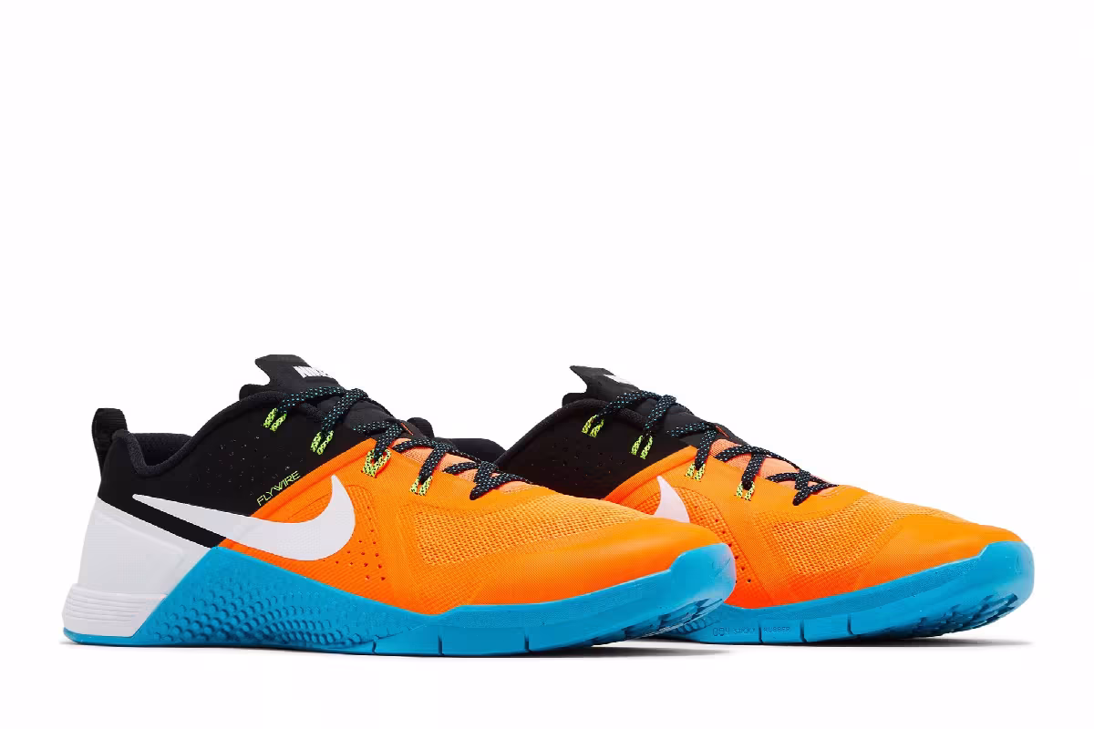 Nike Metcon 1 OG Total Orange Blue Lagoon, view 9