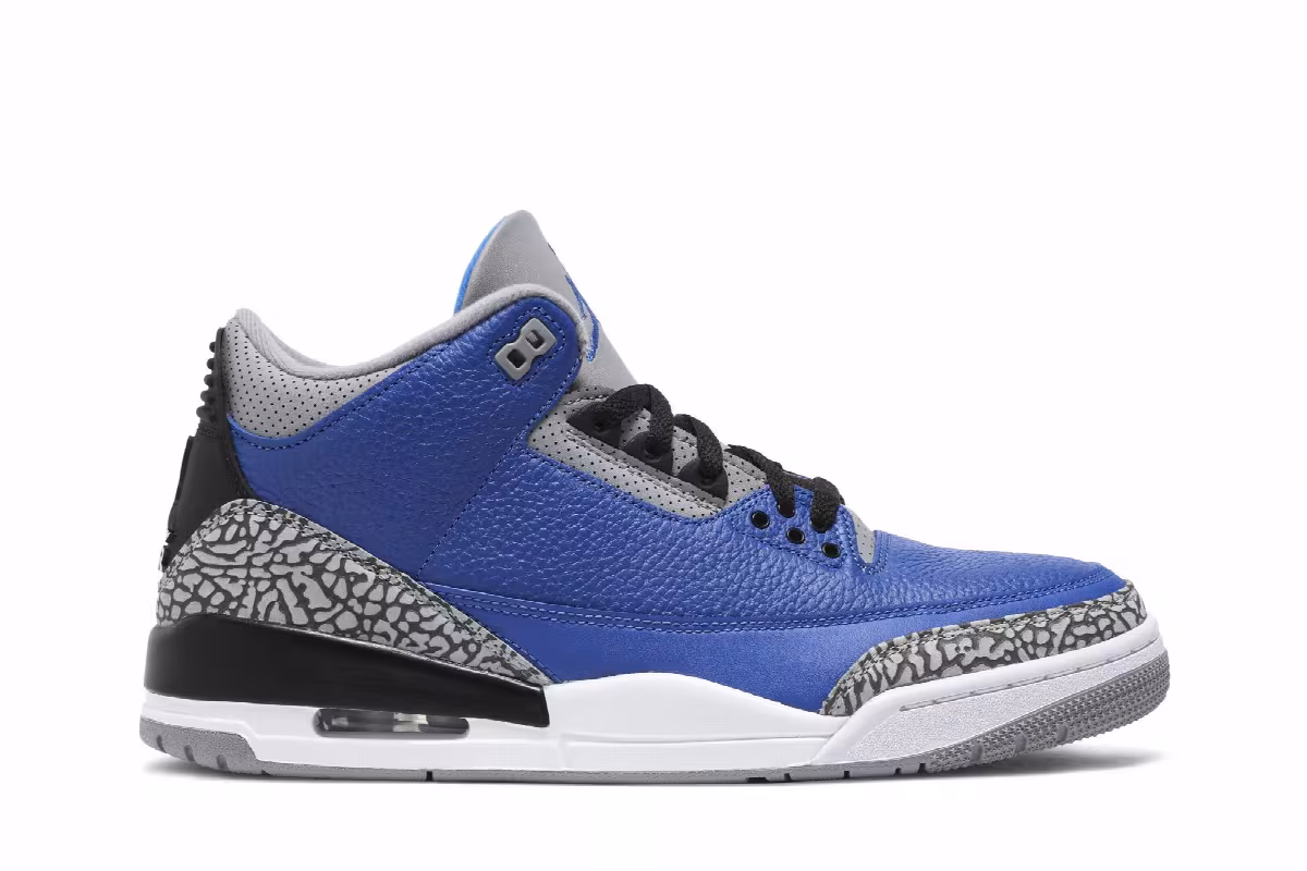 Air Jordan 3 Varsity Royal, view 2