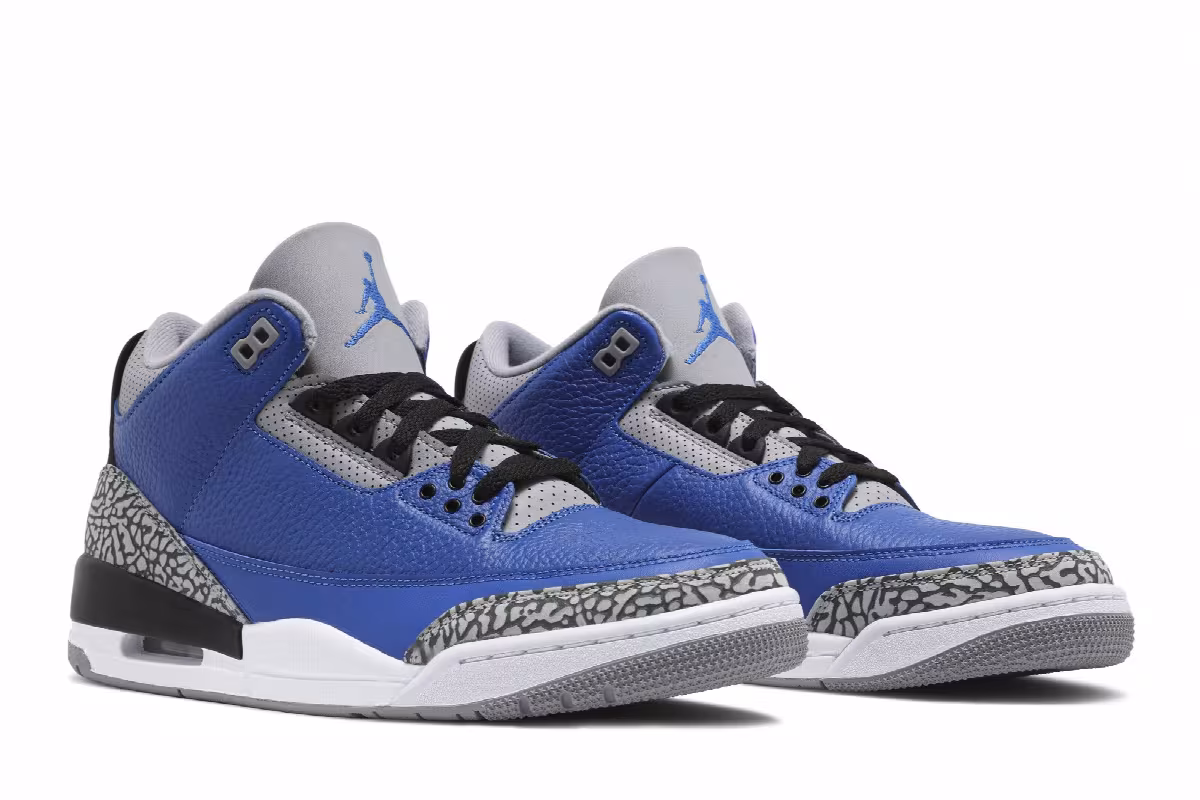 Air Jordan 3 Varsity Royal, view 9