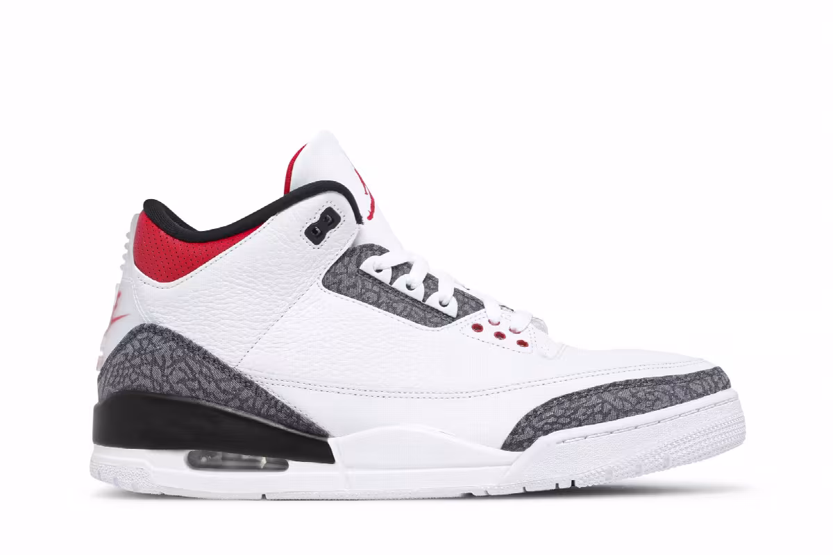Air Jordan 3 Denim SE Fire Red, view 2