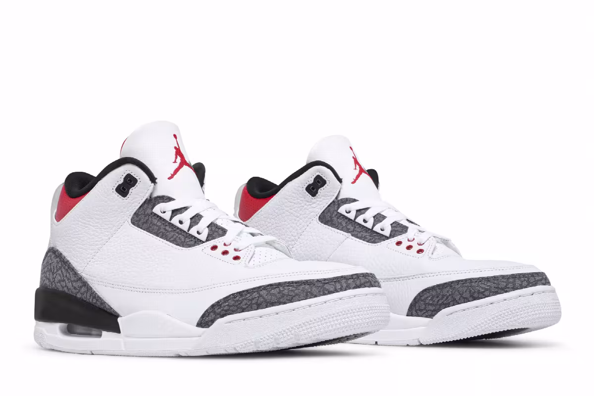 Air Jordan 3 Denim SE Fire Red, view 9