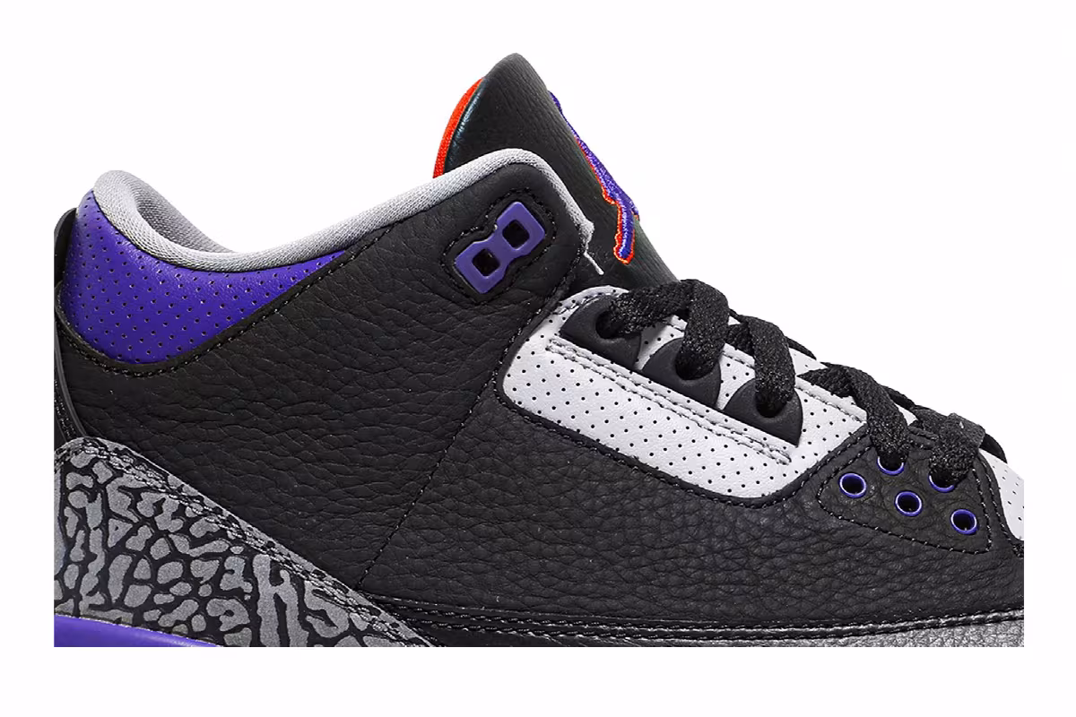 Air Jordan 3 Court Purple, view 3