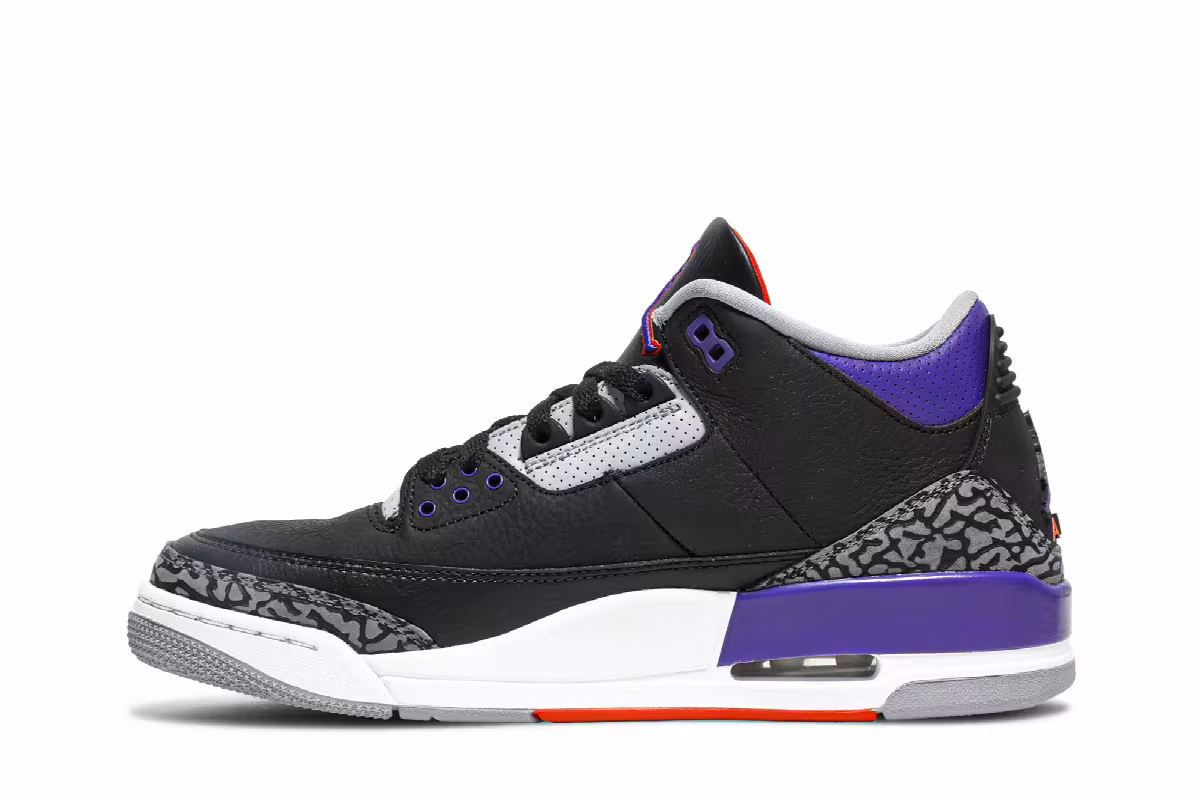 Air Jordan 3 Court Purple, view 4