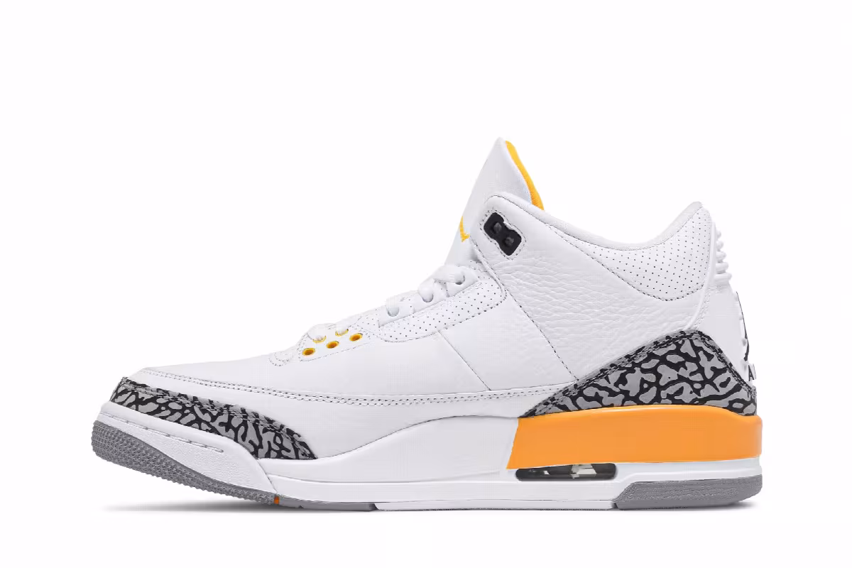 Women's Air Jordan 3 Laser Orange, view 4