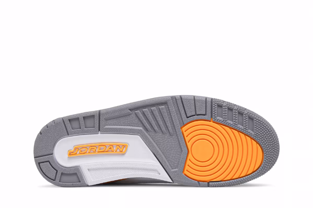 Women's Air Jordan 3 Laser Orange, view 5