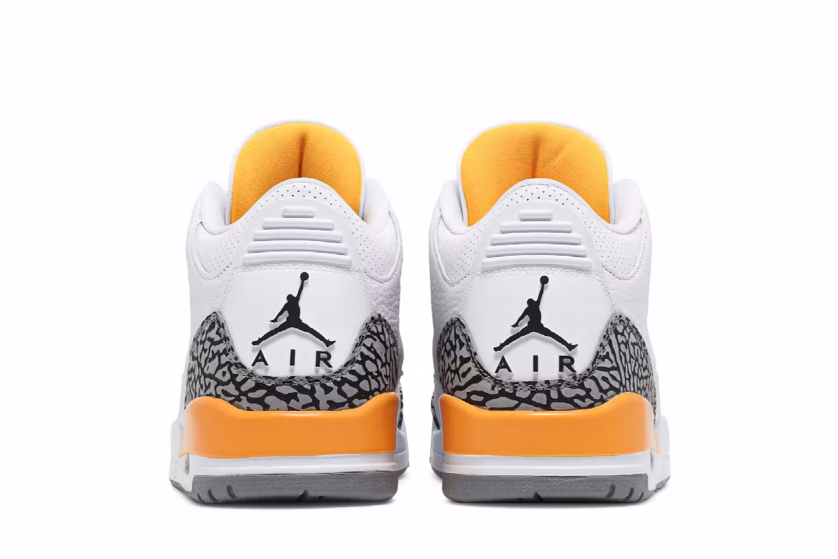Women's Air Jordan 3 Laser Orange, view 7