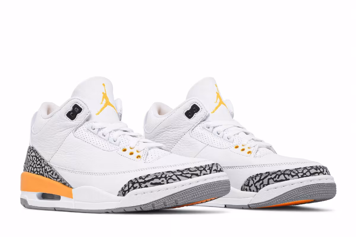 Women's Air Jordan 3 Laser Orange, view 9