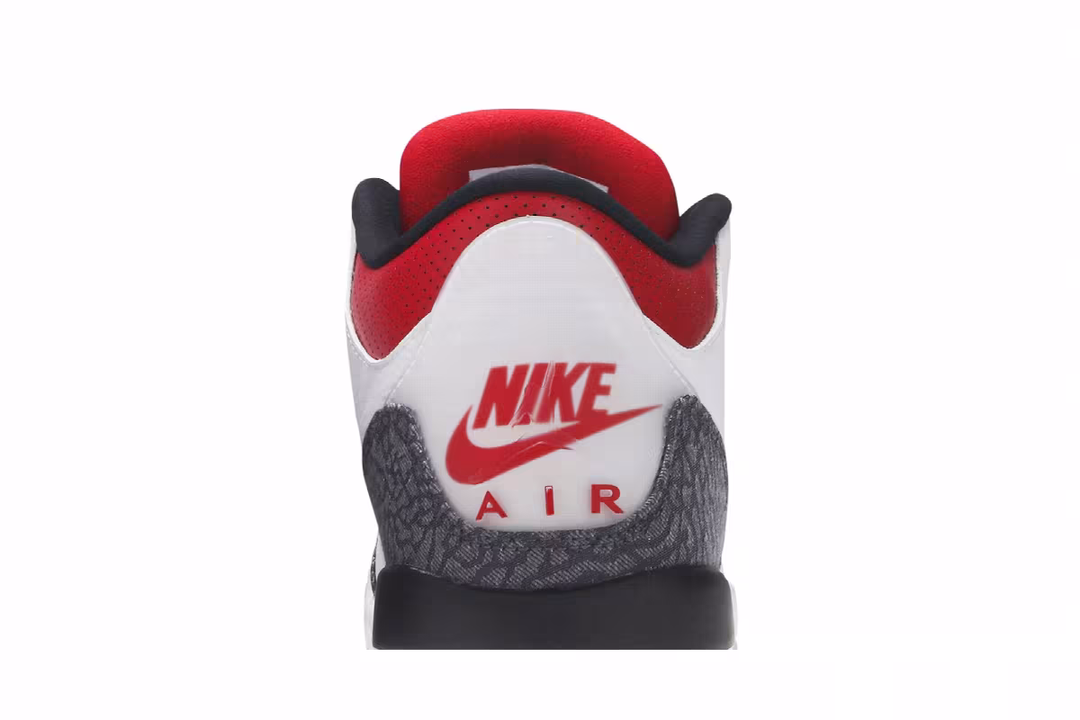 Air Jordan 3 Denim SE GS Fire Red, view 8