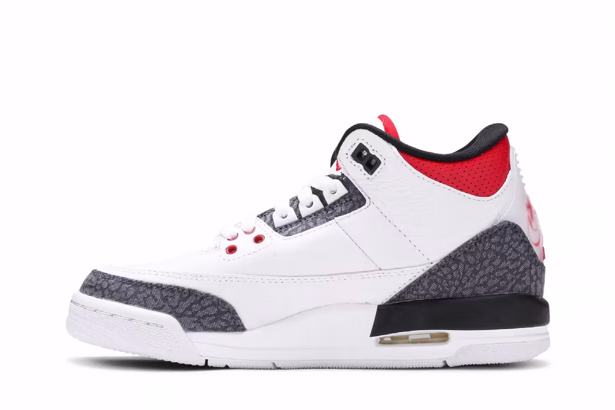 Air Jordan 3 SE-T GS Fire Red, view 4