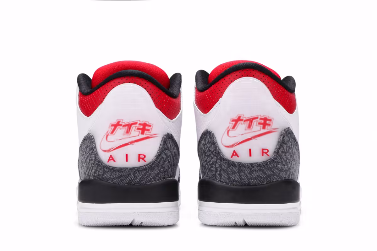 Air Jordan 3 SE-T GS Fire Red, view 7