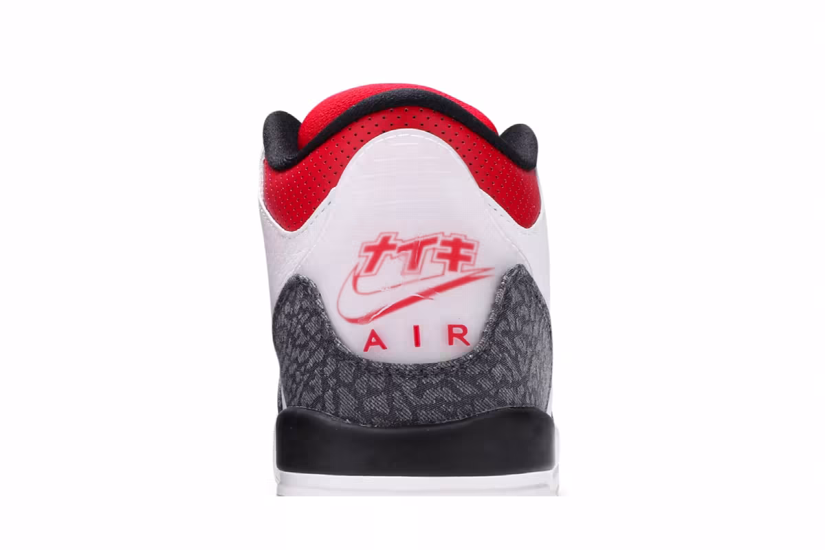 Air Jordan 3 SE-T GS Fire Red, view 8