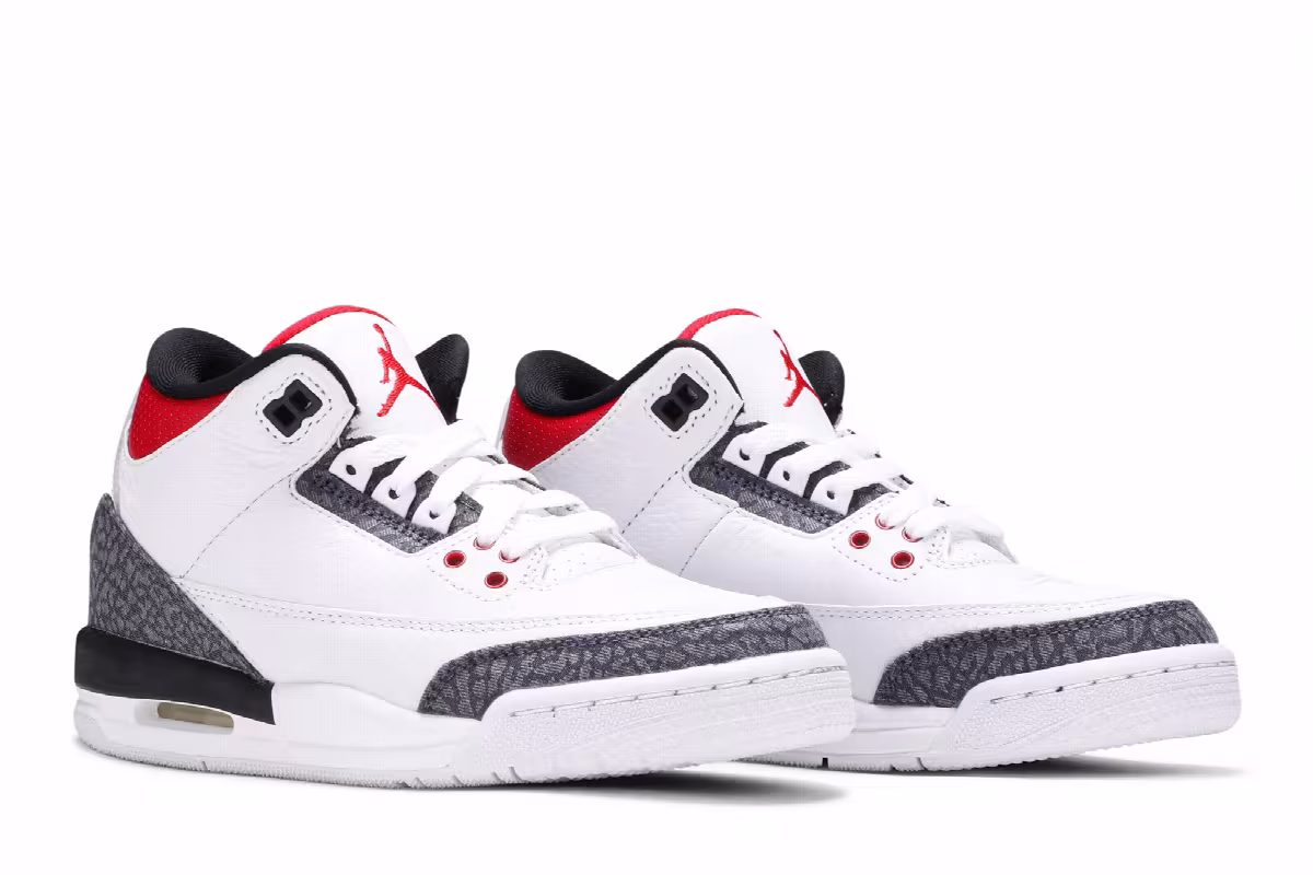 Air Jordan 3 SE-T GS Fire Red, view 9