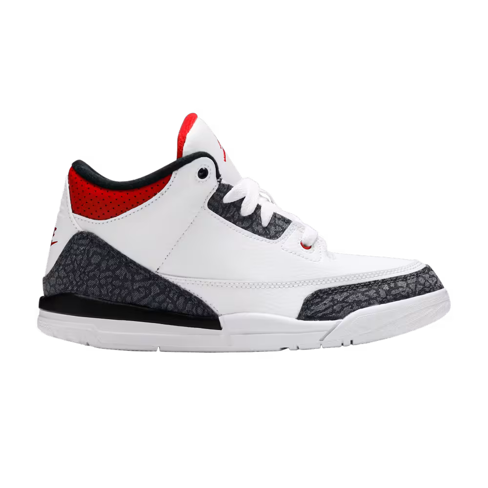 Air Jordan 3 Denim SE PS Fire Red
