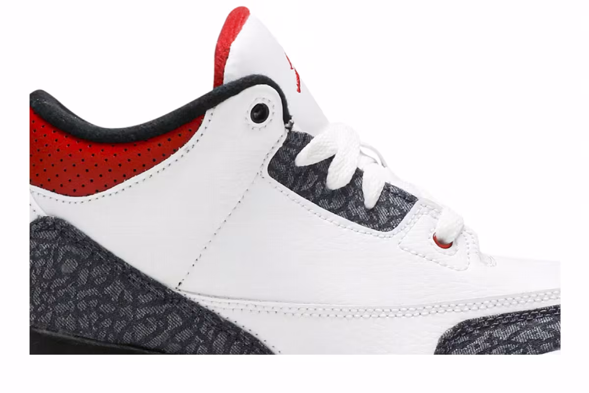 Air Jordan 3 Denim SE PS Fire Red, view 3