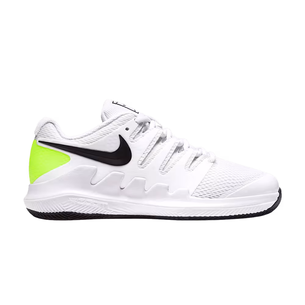 NikeCourt Jr. Vapor X GS Tennis White/Volt/Black