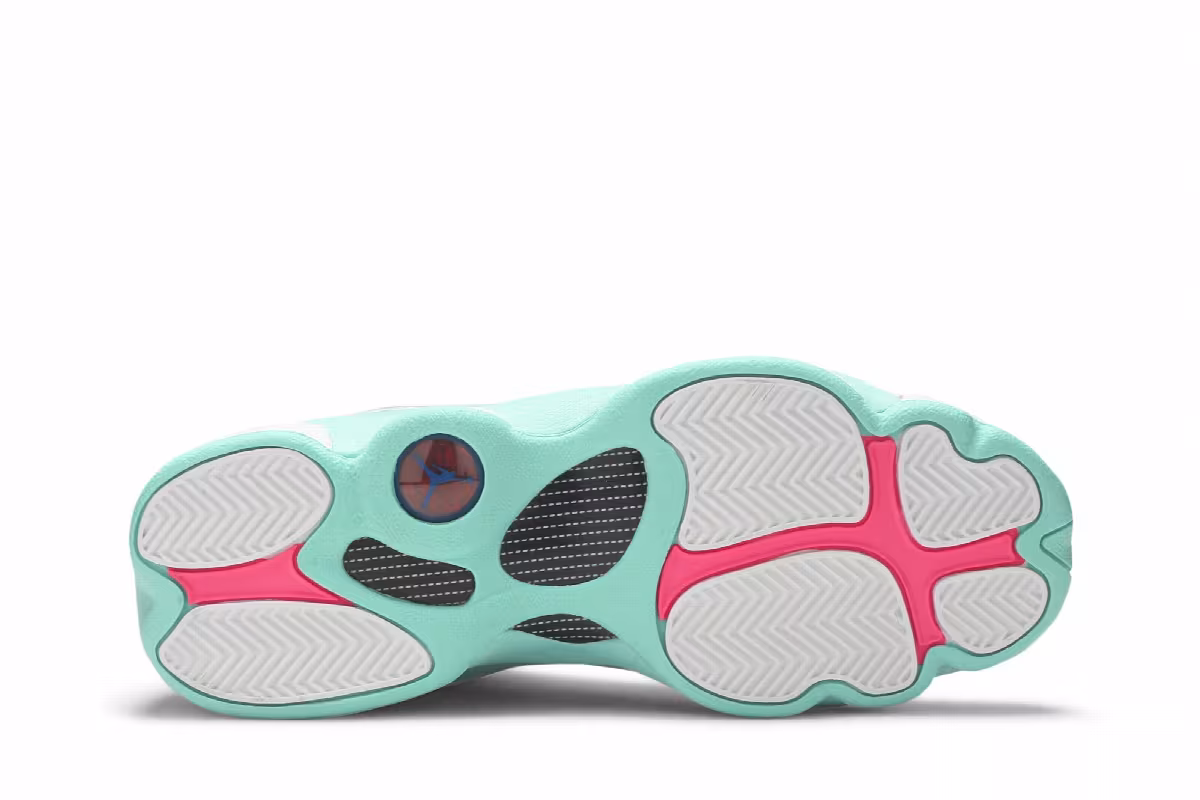 Air Jordan 13 GS Aurora Green, view 5