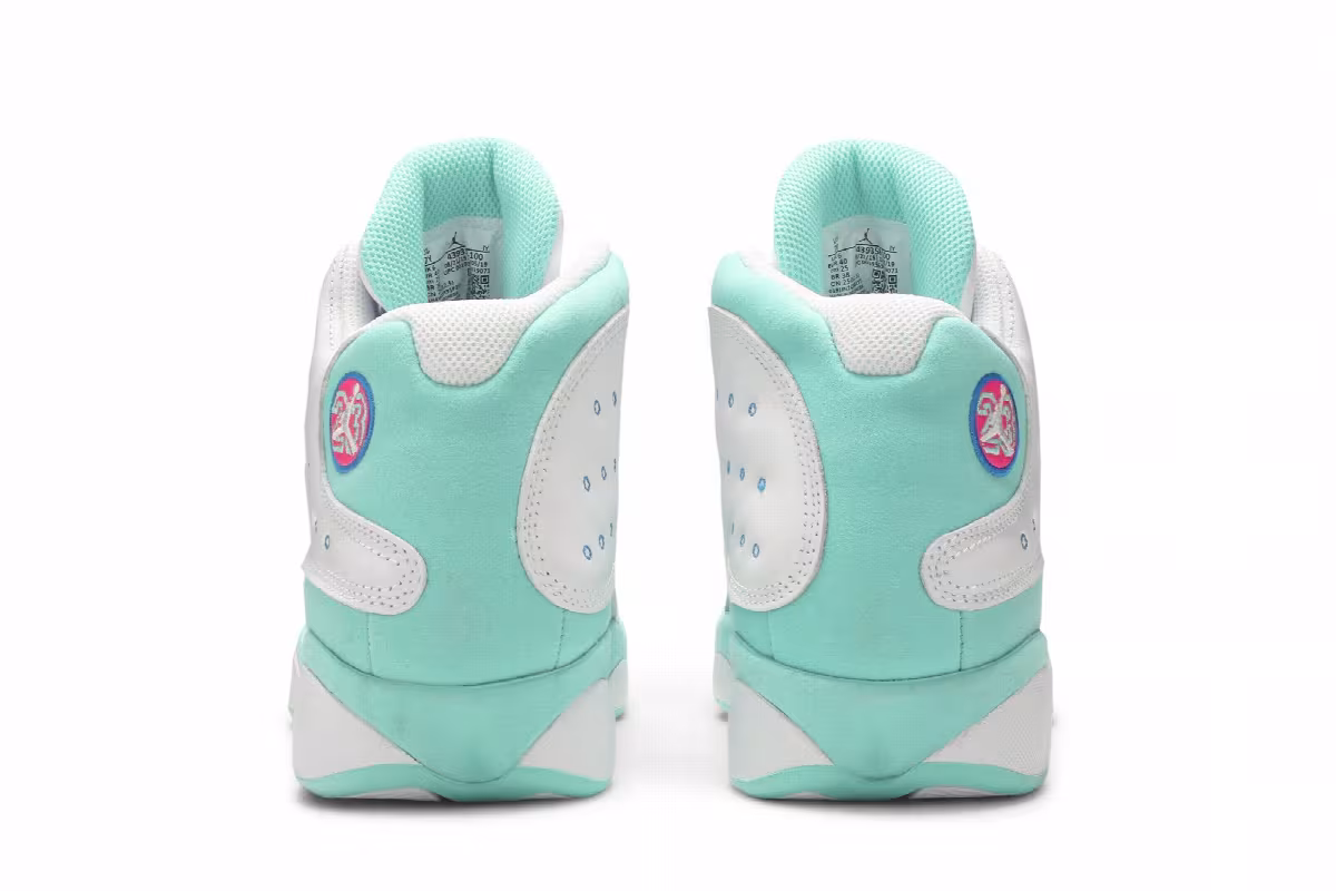 Air Jordan 13 GS Aurora Green, view 7
