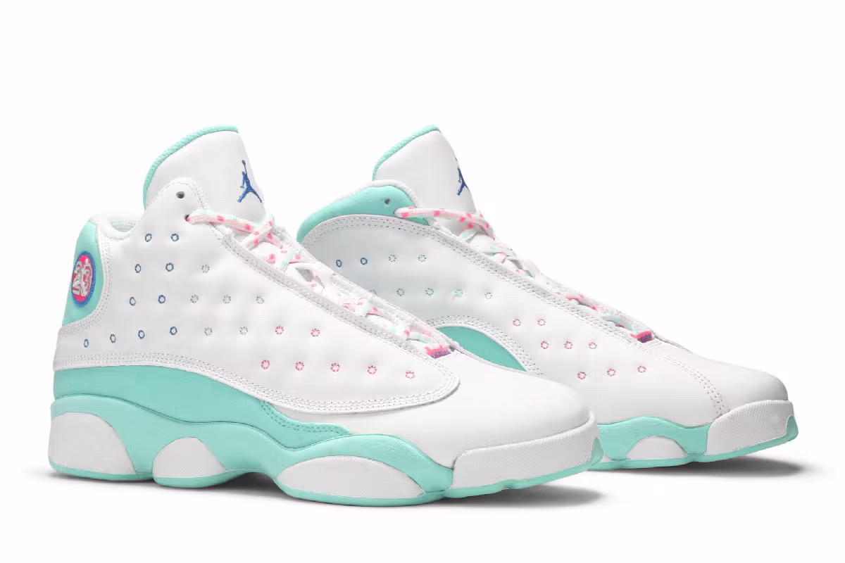 Air Jordan 13 GS Aurora Green, view 9