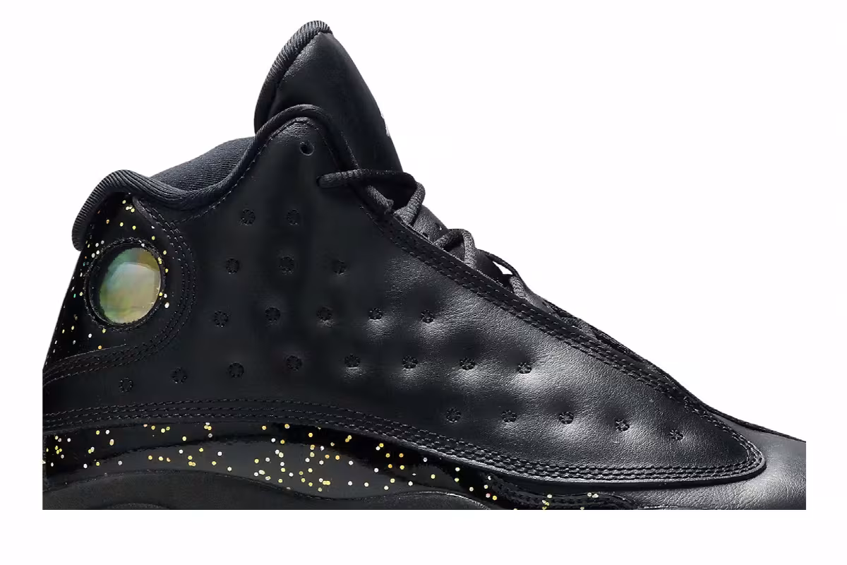 Air Jordan 13 GS Gold Glitter, view 3