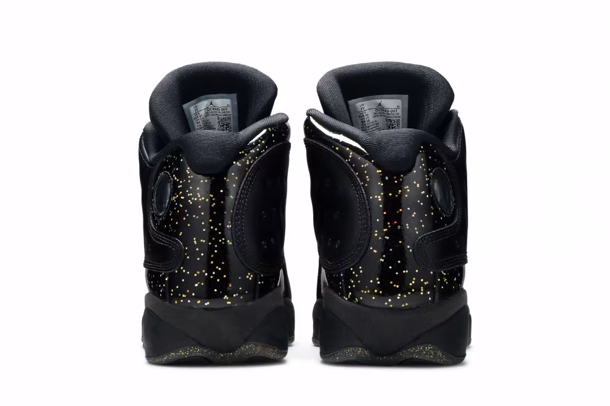 Air Jordan 13 GS Gold Glitter, view 7