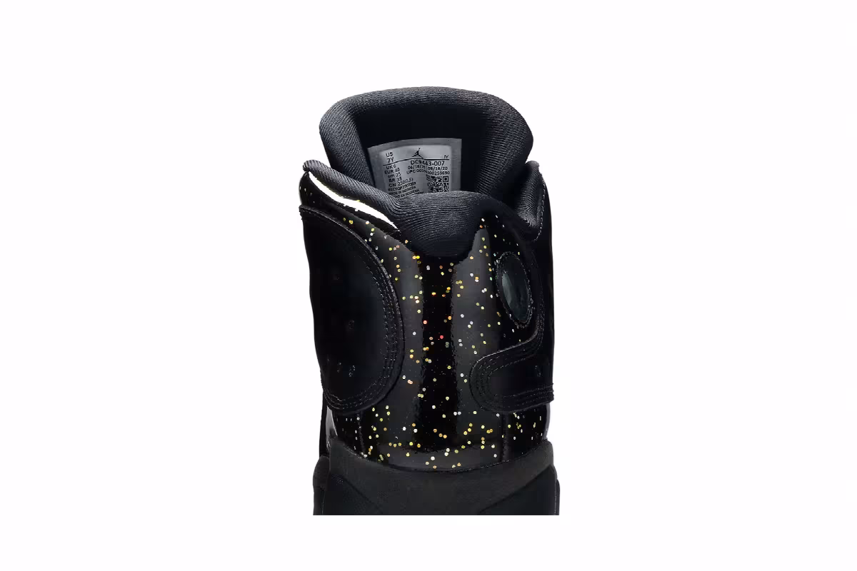 Air Jordan 13 GS Gold Glitter, view 8