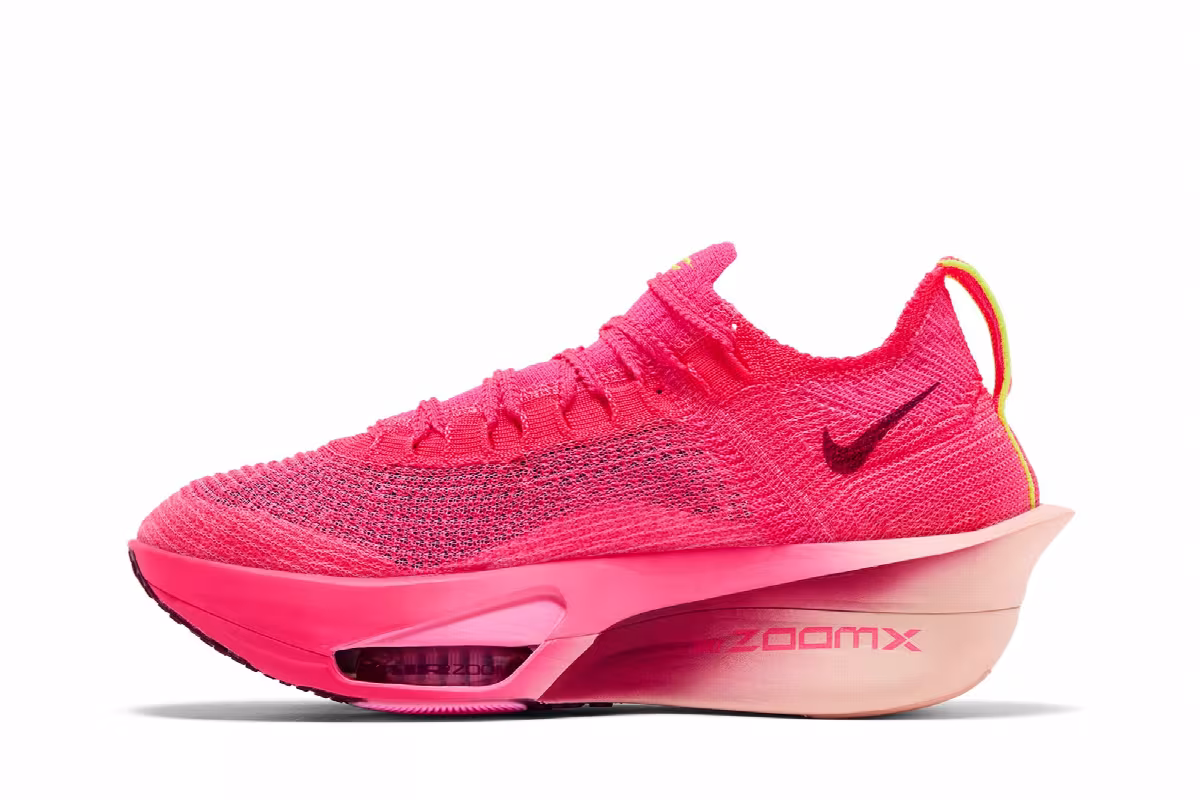 Nike Women's Alphafly 3 Hyper Pink/Crimson Tint/Pink Spell/Bordeaux, view 4