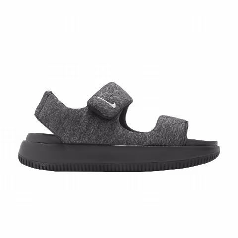 Nike Wmns Calm Sandal SE 'Black Metallic Silver'