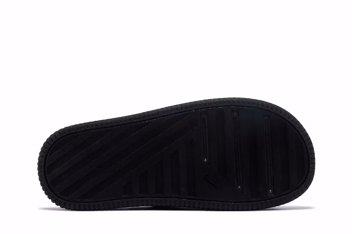Nike Women's Calm Elevation Fur Slide Black, view 5