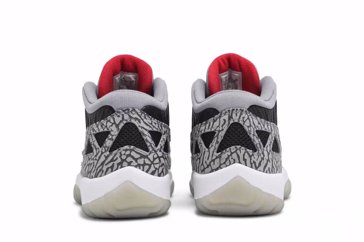 Air Jordan 11 Low IE Black Cement, view 7
